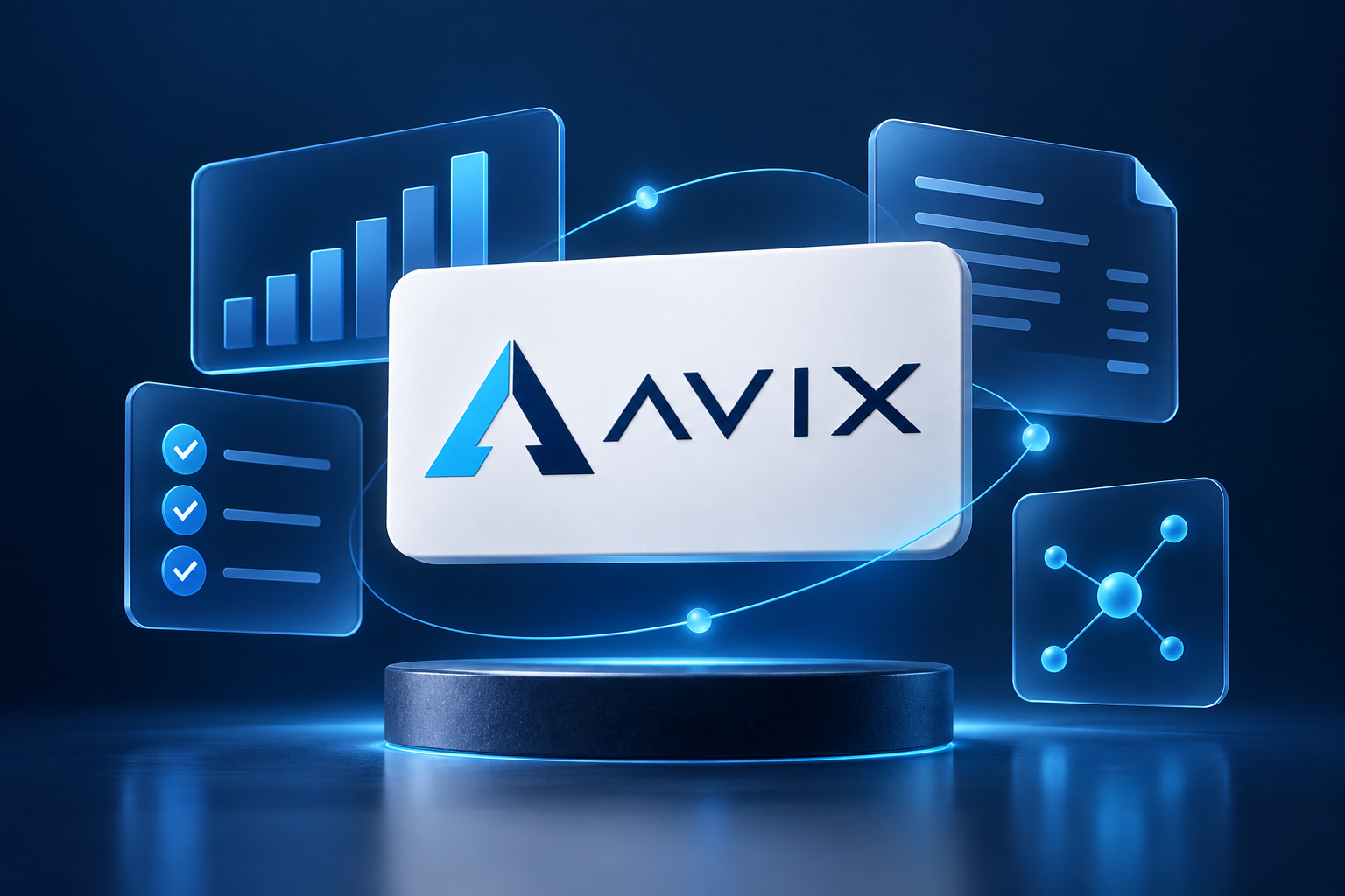 AVIX brand with connected business interfaces